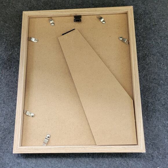 Watercolor Elephant Family Framed Canvas Wall Art ,First We Had Each Other Qu... - Picture 5 of 7